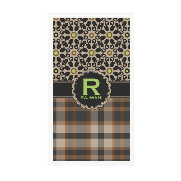 Custom Moroccan Mosaic & Plaid Guest Paper Towels - Full Color - Standard (Personalized)