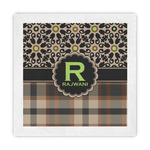 Moroccan Mosaic & Plaid Decorative Paper Napkins (Personalized)
