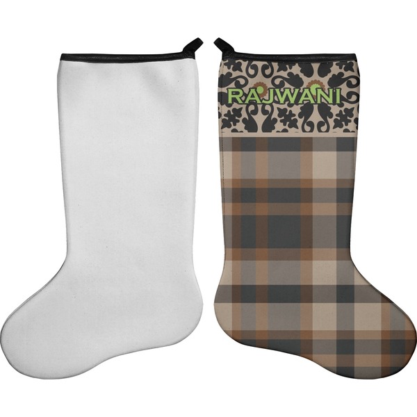 Moroccan Mosaic & Plaid Stocking - Single-Sided - Approval