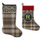 Moroccan Mosaic & Plaid Stockings - Side by Side compare