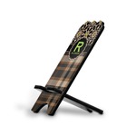 Moroccan Mosaic & Plaid Stylized Cell Phone Stand - Large (Personalized)