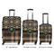 Moroccan Mosaic & Plaid Suitcase Set 1 - APPROVAL