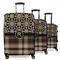 Moroccan Mosaic & Plaid Suitcase Set 1 - MAIN