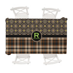 Moroccan Mosaic & Plaid Tablecloth - 58"x102" (Personalized)