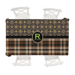 Moroccan Mosaic & Plaid Tablecloth - 58"x102" (Personalized)