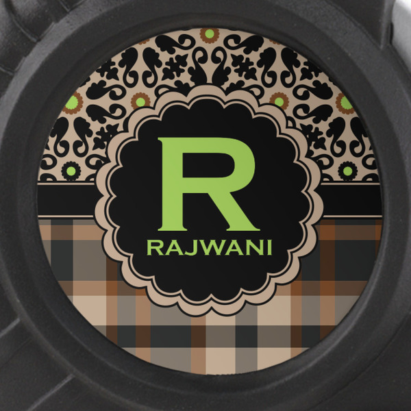 Moroccan Mosaic & Plaid Tape Measure - 25ft - detail