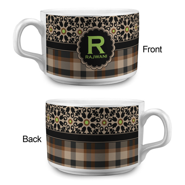 Moroccan Mosaic & Plaid Tea Cup - Single Apvl