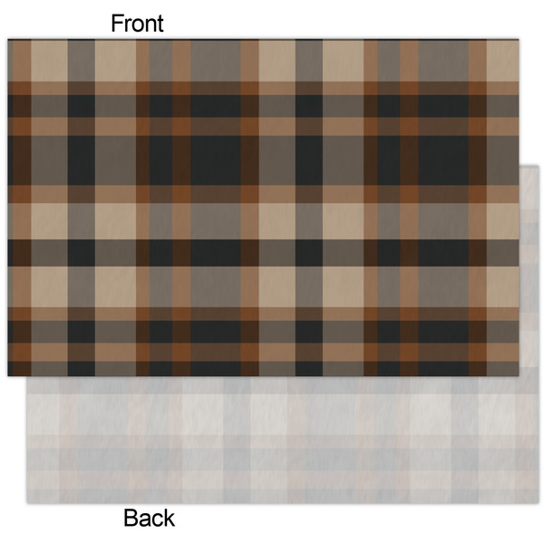 Moroccan Mosaic & Plaid Tissue Paper - Heavyweight - XL - Front & Back