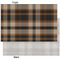 Moroccan Mosaic & Plaid Tissue Paper - Heavyweight - XL - Front & Back