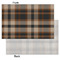 Moroccan Mosaic & Plaid Tissue Paper - Lightweight - Small - Front & Back
