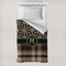 Moroccan Mosaic & Plaid Toddler Duvet Cover Only