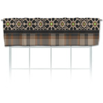 Moroccan Mosaic & Plaid Valance (Personalized)