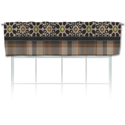 Moroccan Mosaic & Plaid Valance (Personalized)