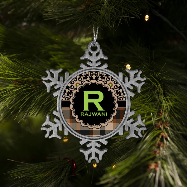 Moroccan Mosaic & Plaid Vintage Snowflake - (LIFESTYLE)