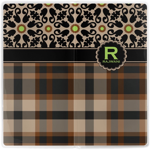 Moroccan Mosaic & Plaid Vinyl Document Wallet - Apvl