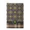 Moroccan Mosaic & Plaid Waffle Weave Golf Towel - Front/Main
