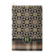 Moroccan Mosaic & Plaid Waffle Weave Golf Towel (Personalized)