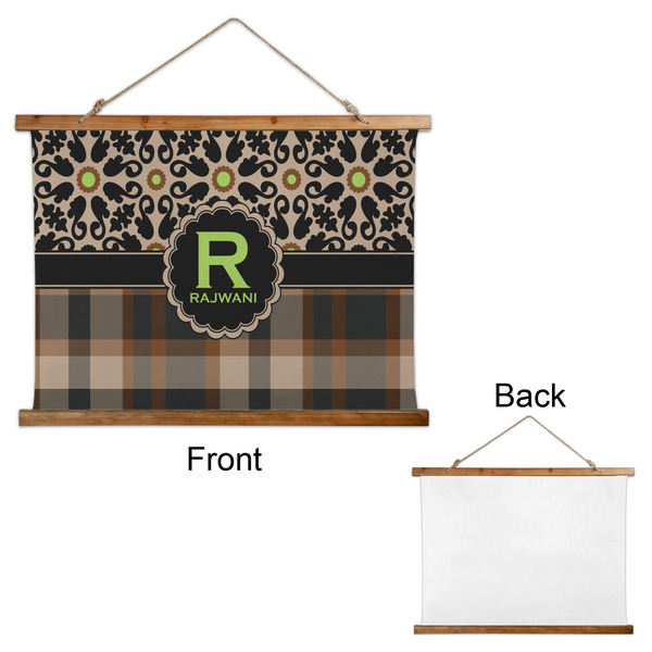 Moroccan Mosaic & Plaid Wall Hanging Tapestry - Landscape - APPROVAL