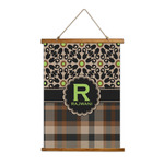 Moroccan Mosaic & Plaid Wall Hanging Tapestry (Personalized)