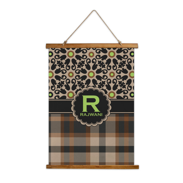 Custom Moroccan Mosaic & Plaid Wall Hanging Tapestry (Personalized)