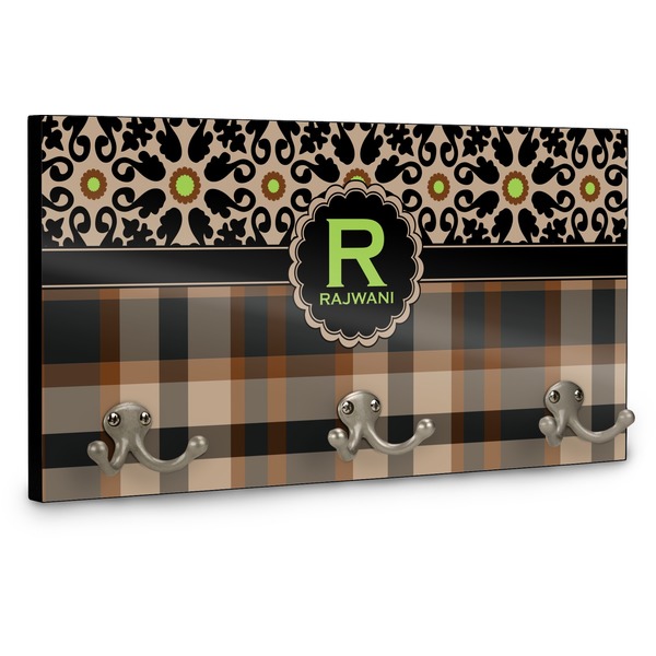 Moroccan Mosaic & Plaid Coat Hanger Main