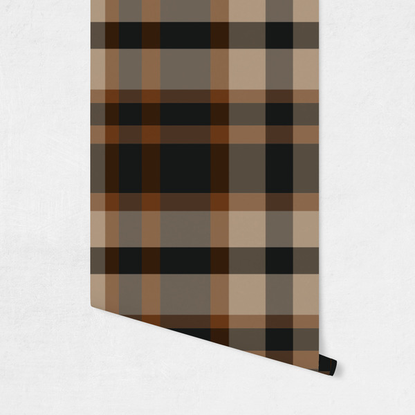 Moroccan Mosaic & Plaid Wallpaper on Wall