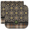 Moroccan Mosaic & Plaid Facecloth / Wash Cloth (Personalized)