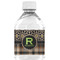 Moroccan Mosaic & Plaid Water Bottle Label - Single Front