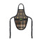 Moroccan Mosaic & Plaid Wine Bottle Apron - FRONT/APPROVAL