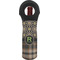 Moroccan Mosaic & Plaid Wine Tote Bag (Personalized)