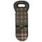 Moroccan Mosaic & Plaid Wine Tote Bag (Personalized)