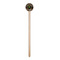 Moroccan Mosaic & Plaid Wooden 6" Stir Stick - Round - Single Stick