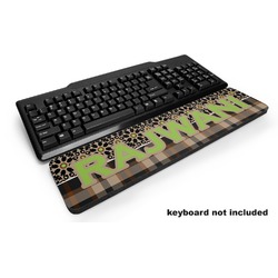 Moroccan Mosaic & Plaid Keyboard Wrist Rest (Personalized)