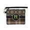 Moroccan Mosaic & Plaid Wristlet ID Case w/ Name and Initial