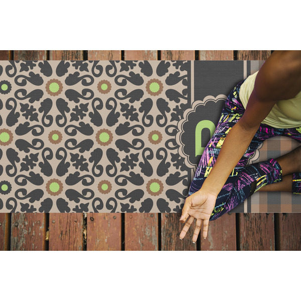 Moroccan Mosaic & Plaid Yoga Mats - LIFESTYLE