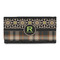Moroccan Mosaic & Plaid Leatherette Ladies Wallet (Personalized)