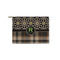 Moroccan Mosaic & Plaid Zipper Pouch Small (Front)