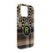 Moroccan Mosaic & Plaid iPhone 13 Case - Angle