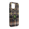 Moroccan Mosaic & Plaid iPhone Case - Rubber Lined - iPhone 13 (Personalized)