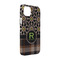 Moroccan Mosaic & Plaid iPhone 14 Pro Case - Angle