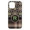 Moroccan Mosaic & Plaid iPhone 15 Pro Max Case - Back