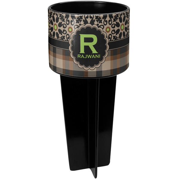 Moroccan Mosaic & Plaid spiker_black_apvl