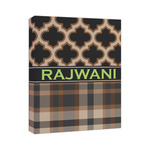 Moroccan & Plaid Canvas Print (Personalized)