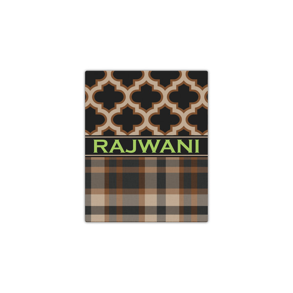 Moroccan & Plaid 11x14 - Canvas Print - Front View