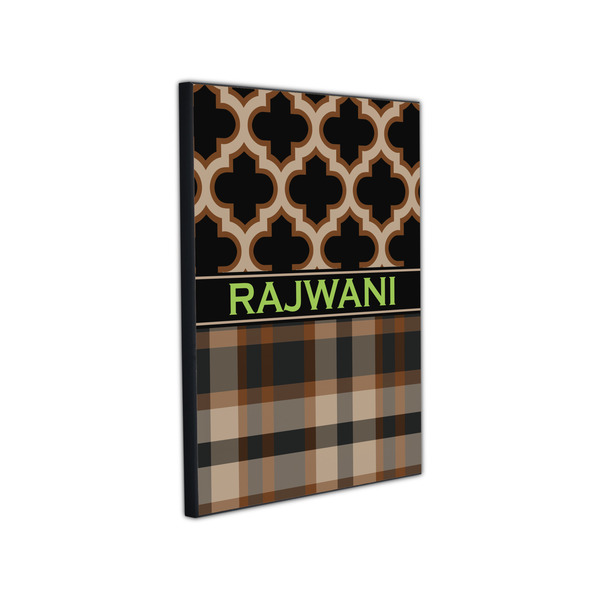 Moroccan & Plaid 11x14 Wood Print - Angle View