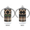 Moroccan & Plaid 12 oz Stainless Steel Sippy Cups - APPROVAL