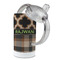 Moroccan & Plaid 12 oz Stainless Steel Sippy Cups - Top Off