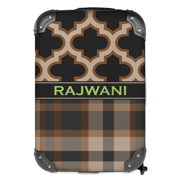 Moroccan & Plaid 13" Hard Shell Backpacks - FRONT
