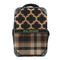 Moroccan & Plaid 15" Hard Shell Backpack (Personalized)