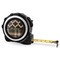 Moroccan & Plaid 16 Foot Black & Silver Tape Measures - Front